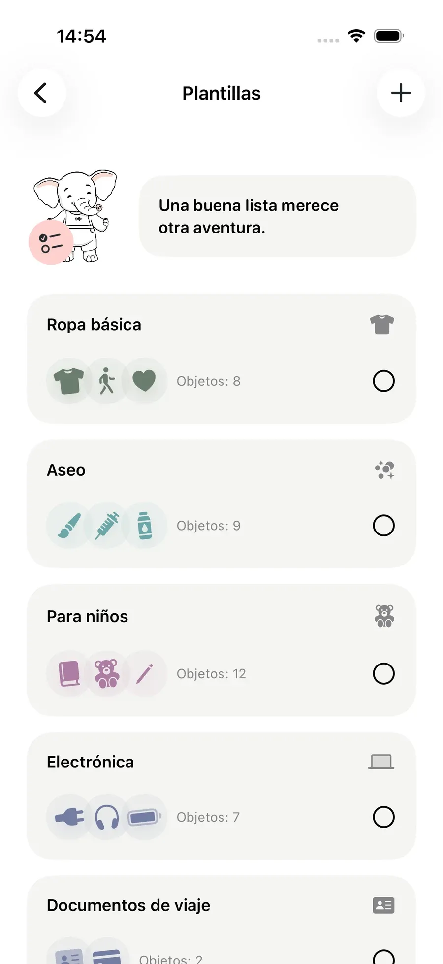 Plantillas — Packmio