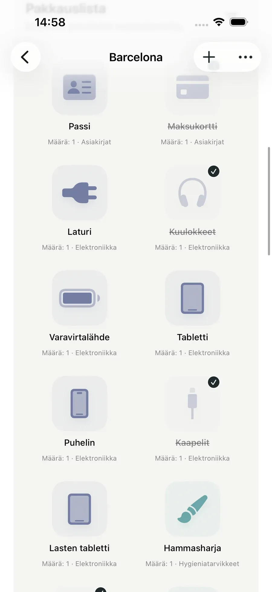 Pakkauslista — Packmio