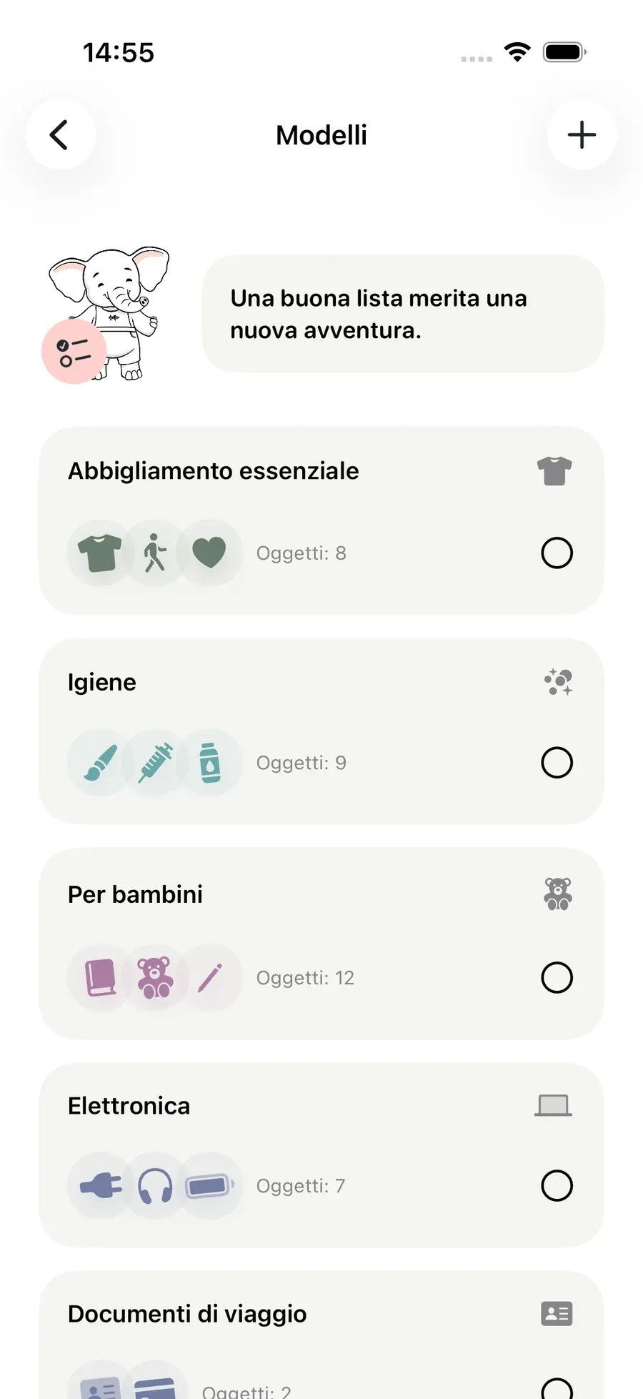 Modelli — Packmio