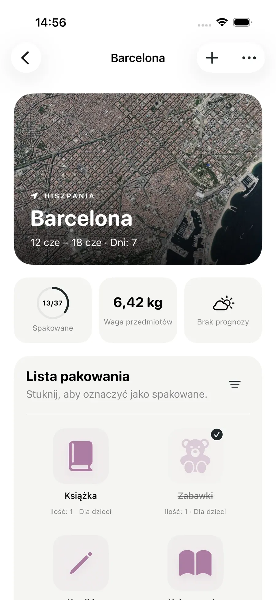Twoje podróże — Packmio