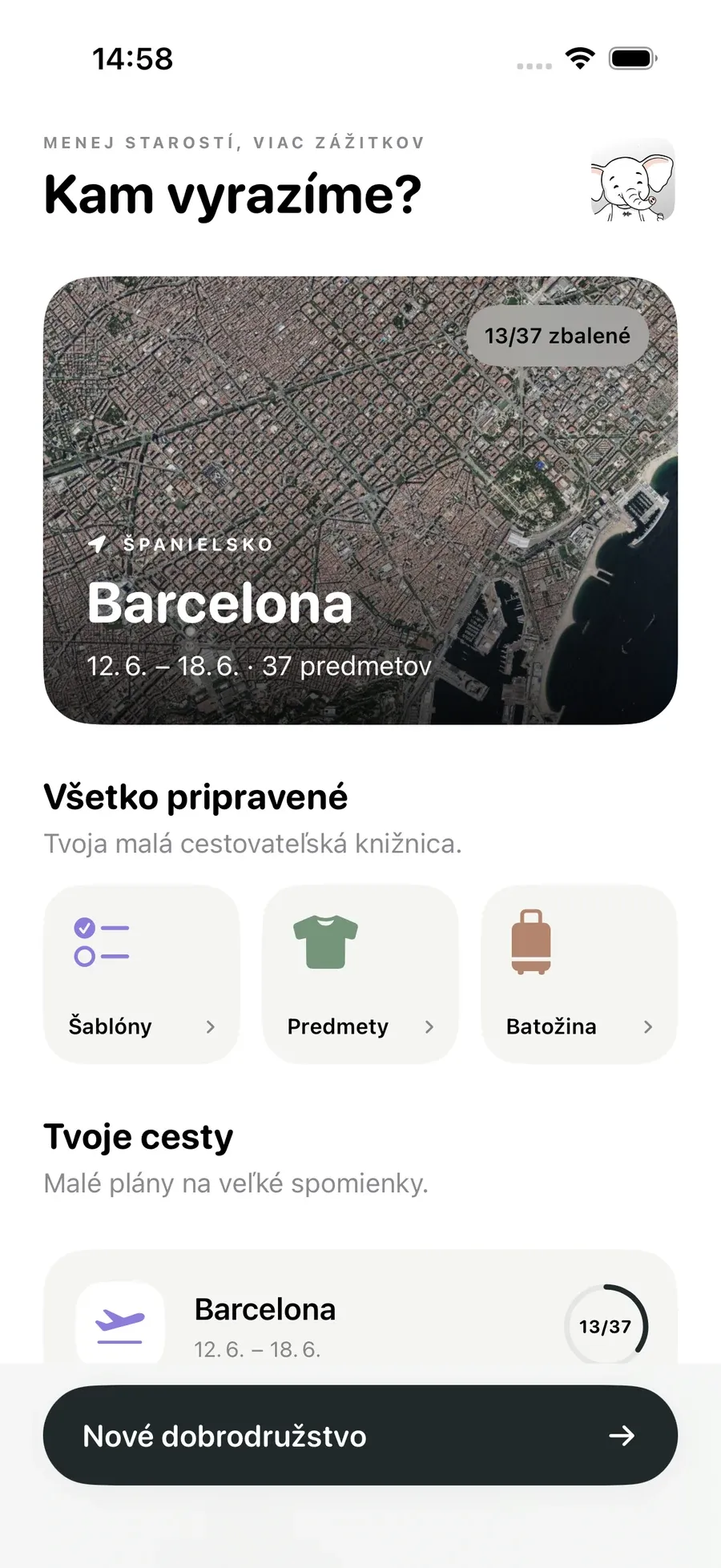 Tvoje cesty — Packmio